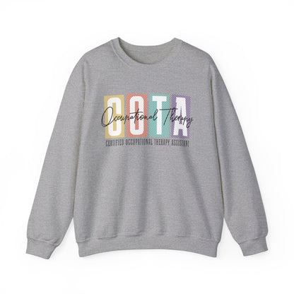 Occupational Therapy Shirt, Certified Occupational Therapy Assistant Crewneck, COTA Pullover Sweatshirt