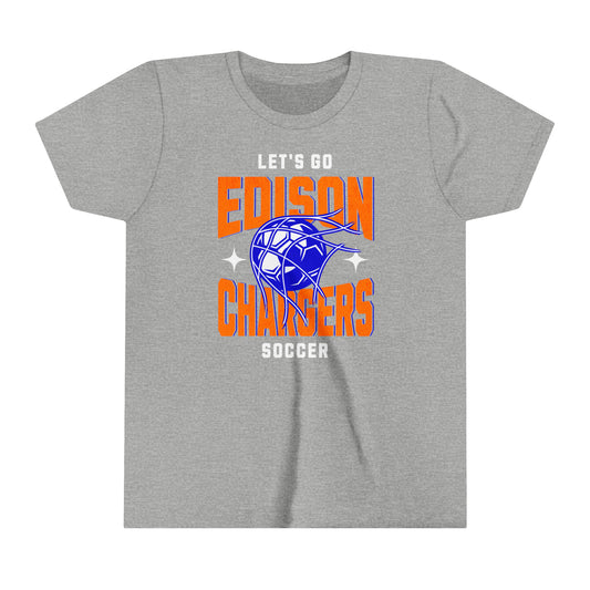 Edison Chargers Youth Soccer Tee