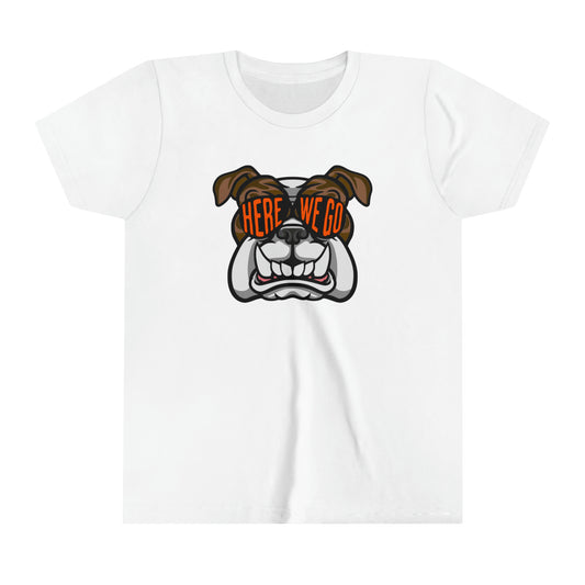 Here we go Brownies Youth Game day tee, Cleveland Football Kids Tshirt