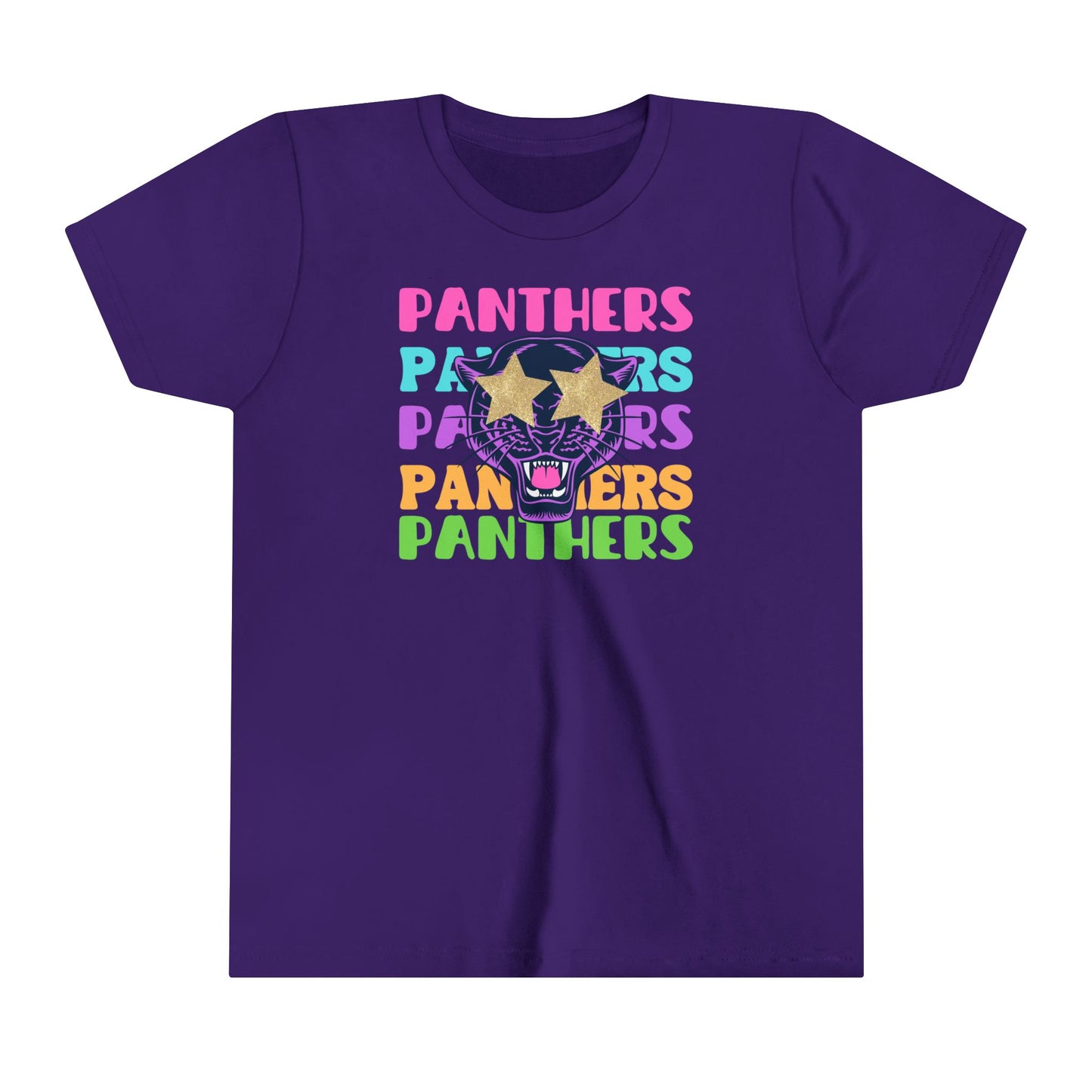 Panthers Preppy Star Gameday YOUTH tee