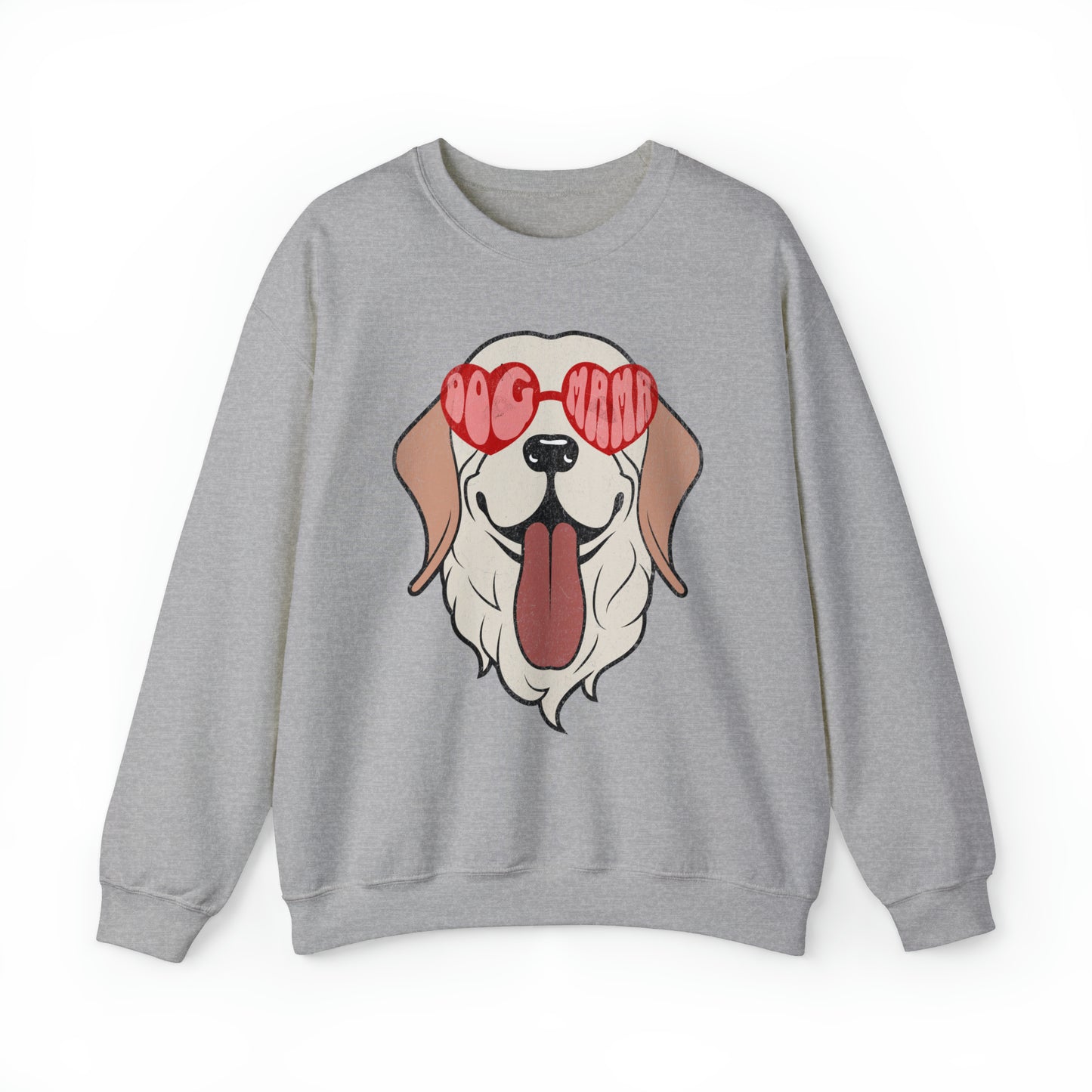 Dog Mama Sweatshirt | Golden Retriever Mom, Dog Lover Crewneck