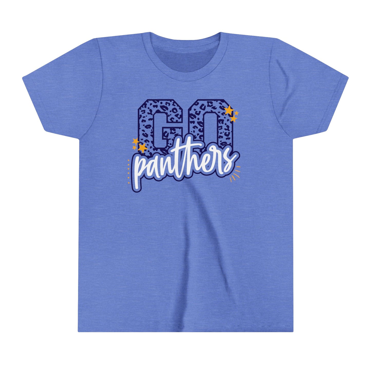 Go Panthers! Youth Panthers Sports Fan Tee