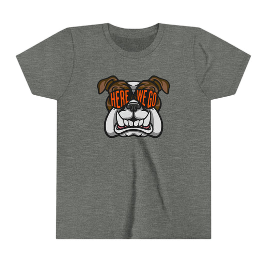 Here we go Brownies Youth Game day tee, Cleveland Football Kids Tshirt