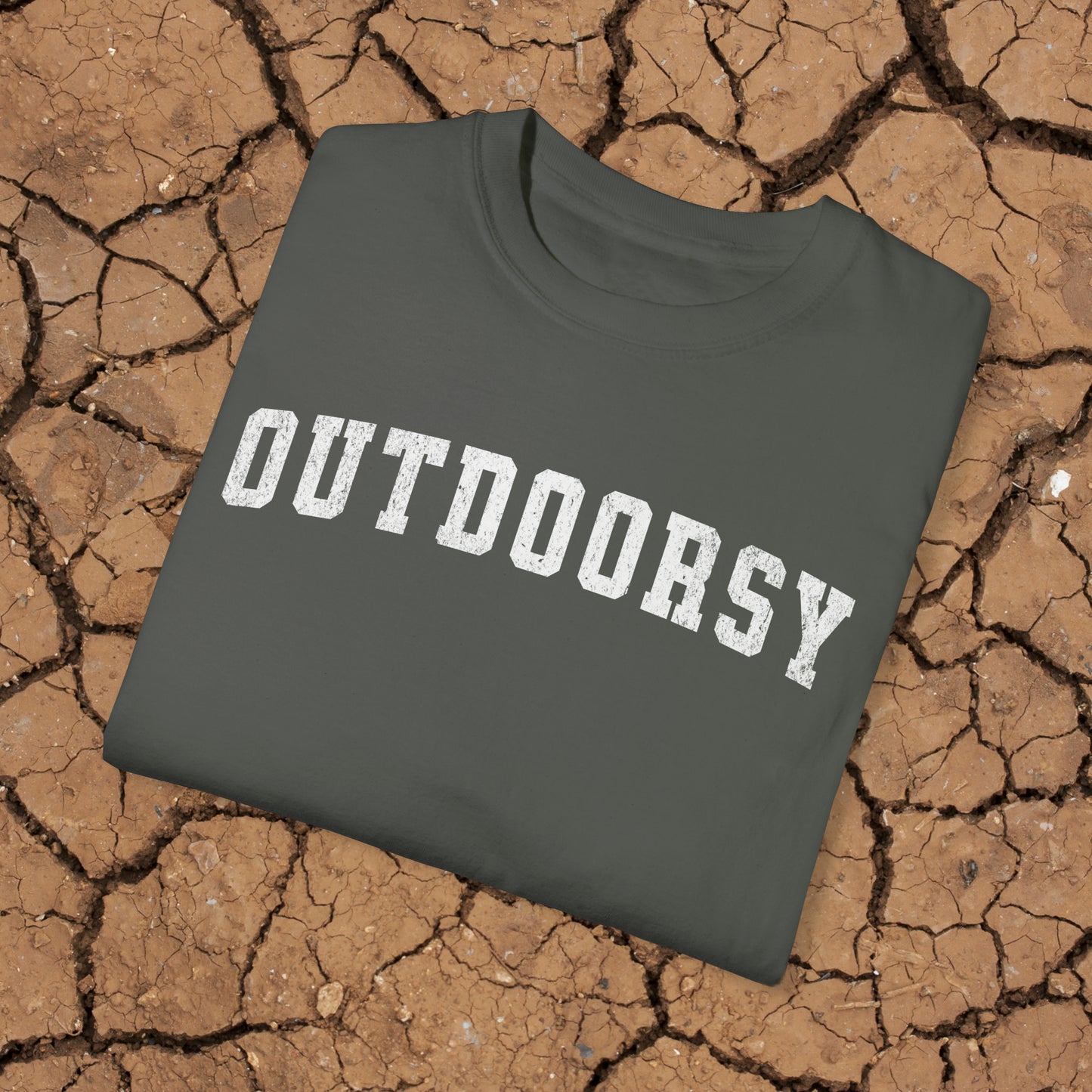 Outdoorsy Comfort Colors Tee, Simple Tshirt for Hiking, Camping, Adventure Lovers