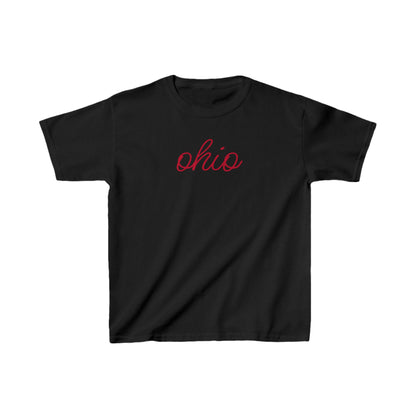 Script Ohio Baby Tee, Gameday Tshirt for Ohio Sports Fans