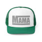 Checkered Mama Trucker Style Hat, Mama Trucker Hat