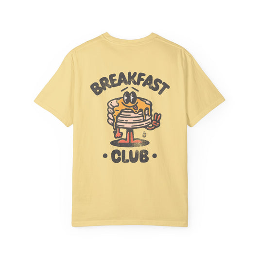 Breakfast Club Comfort Colors Tshirt, Vintage Feel Front & Back Graphic Tee, Trendy Oversize Shirt