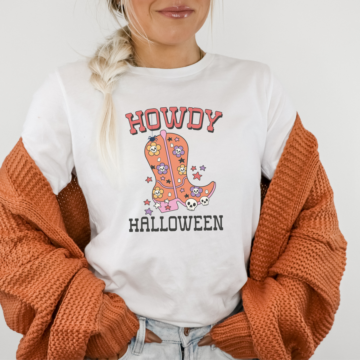 Howdy Halloween Tee | Western Style Spooky Season Shirt