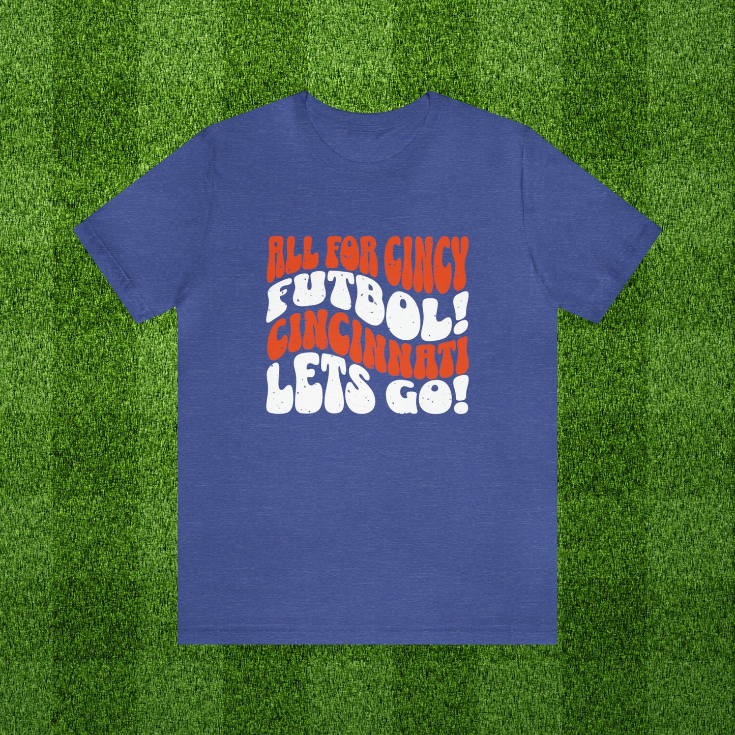 Cincy Soccer Retro Vibes Tshirt, Cincinnati Futbol Trendy Game Day Tee