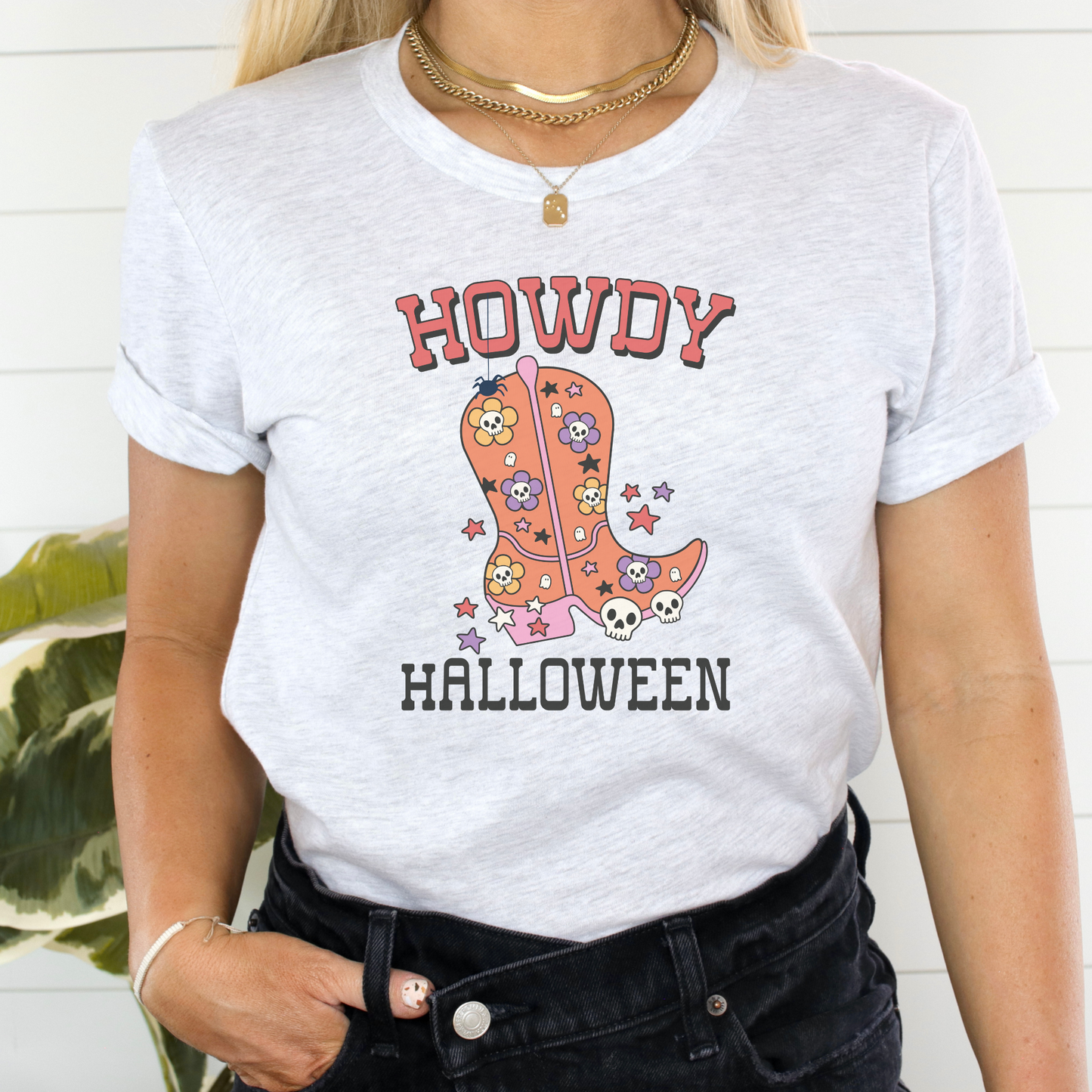 Howdy Halloween Tee | Western Style Spooky Season Shirt