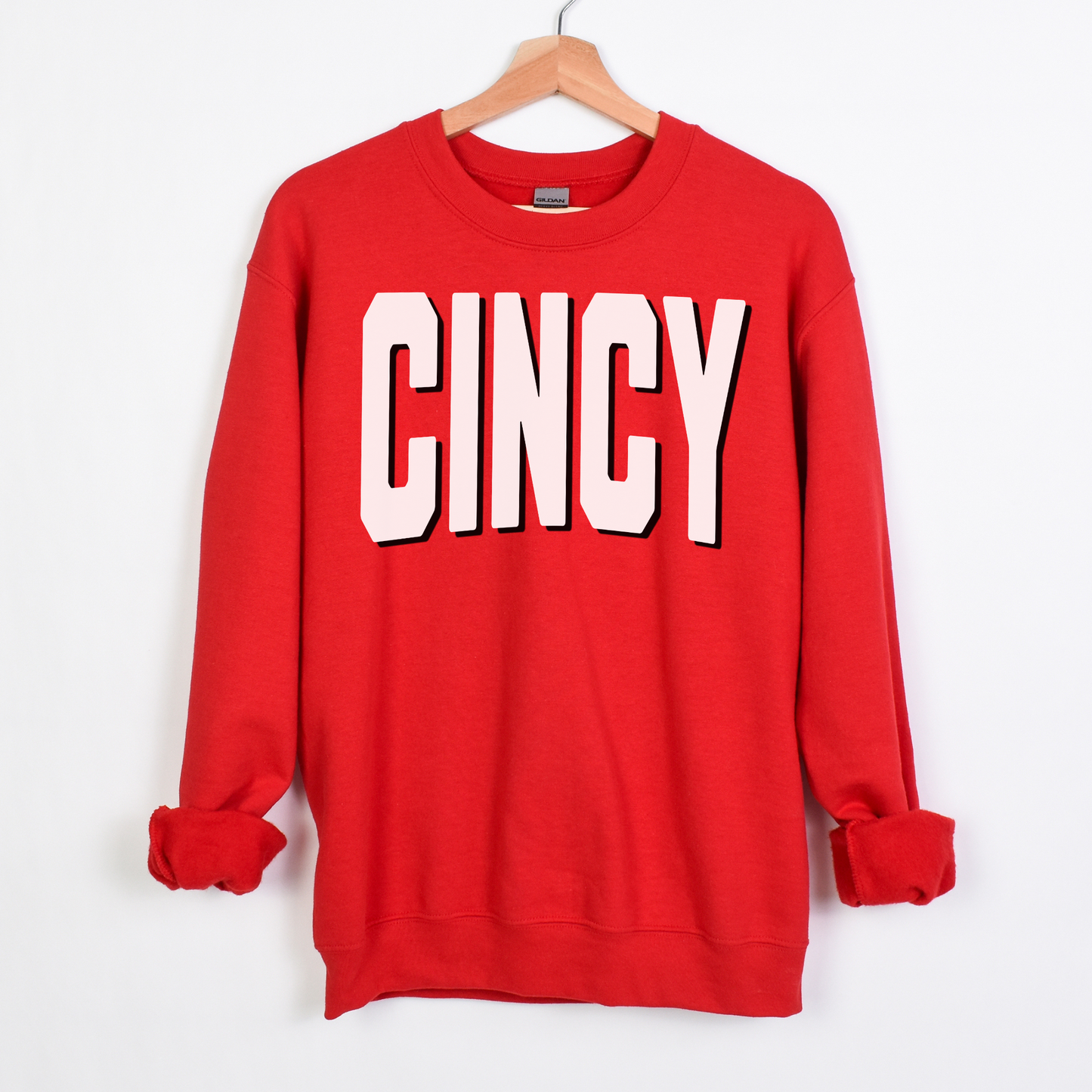 Cincinnati Varsity Style Crewneck, Cincy Gameday Sweatshirt | Reds, Bengals, Bearcats!