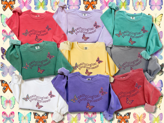 Pathological People Pleaser Comfort Colors Crewneck, You're Losing Me Inspired Sweatshirt