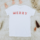 Youth Christmas Tee, Kids Merry Xmas Short Sleeve Tee