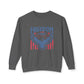 4th of July Comfort Colors Sweatshirt, Lightweight Patriotic Crewneck, Red White Blue Eagle Shirt, USA