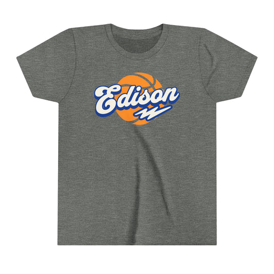 Edison Chargers Youth Basketball Tee