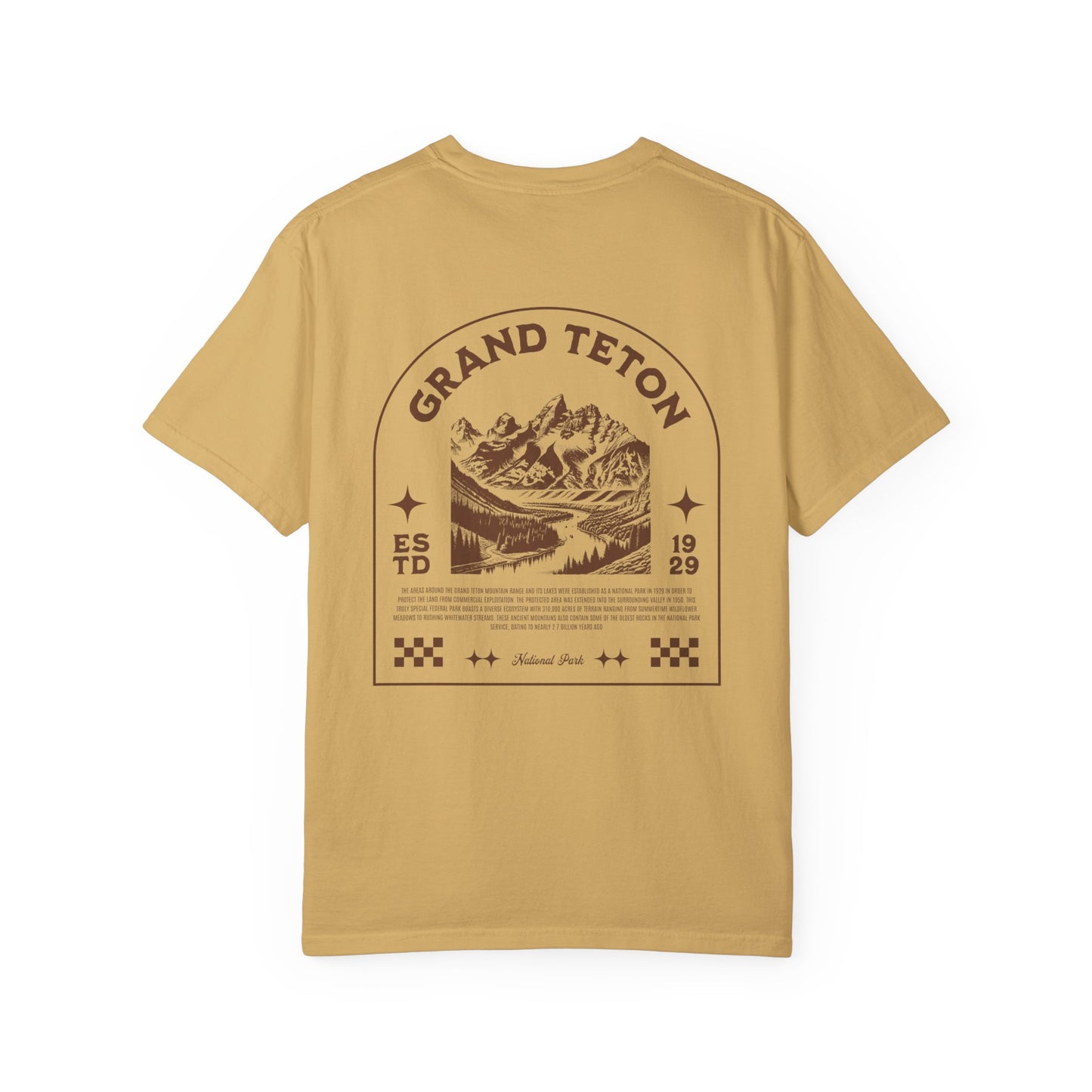 Grand Tetons National Park Tshirt, Granola Girl Aesthetic Comfort Colors Tee, Trendy Outdoorsy Style Shirt