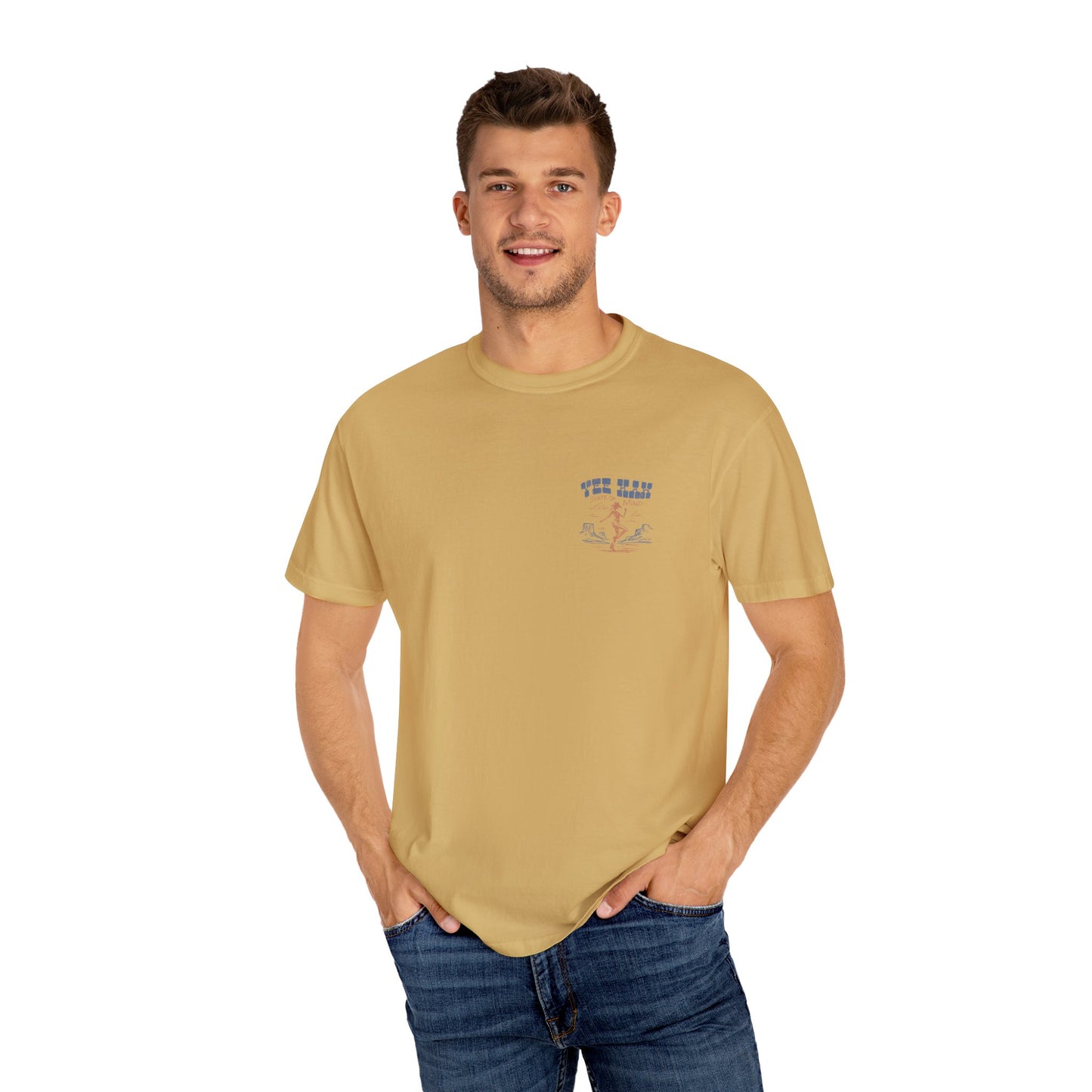 Yee Haw State of Mind, Western Comfort Colors Tee, Trendy Cowgirl Aesthetic Tshirt