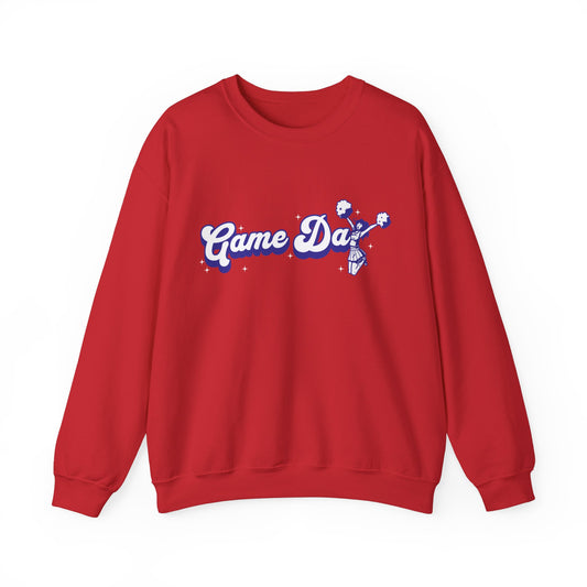 Retro Sports Game Day Sweatshirt, Vintage Inspired Cheerleader Pullover