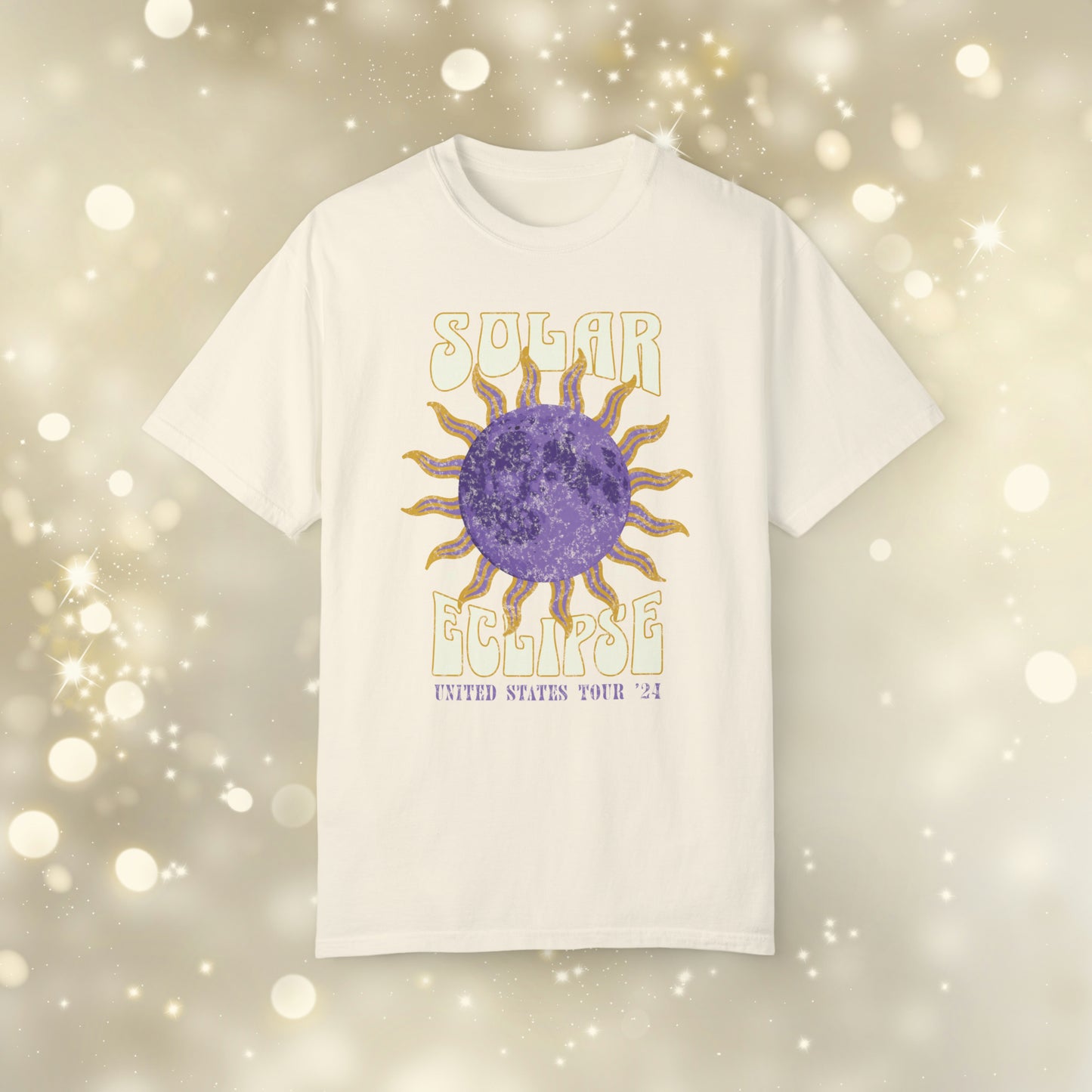 Solar Eclipse Comfort Colors Band Tee, 2024 Solar Eclipse World Tour Tee