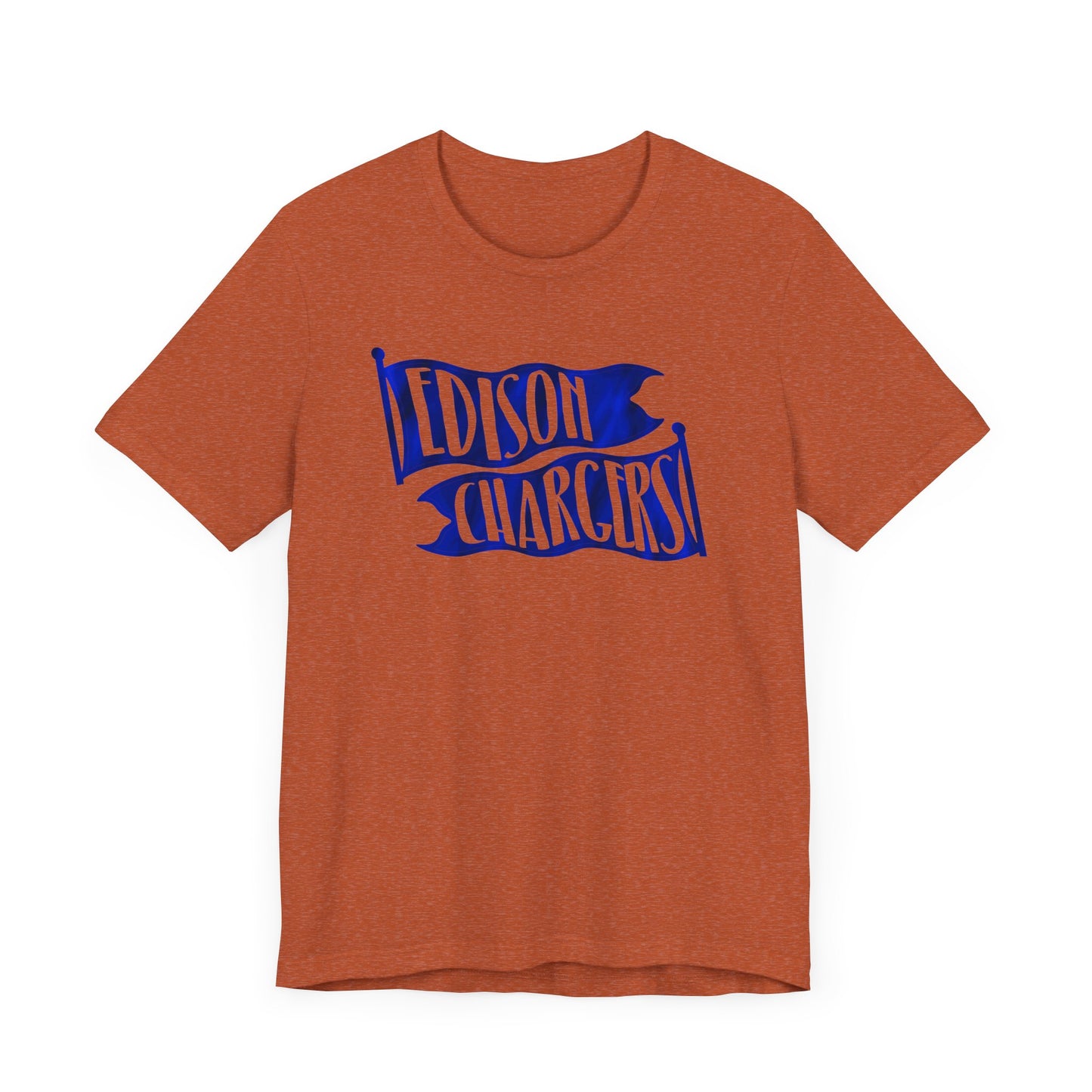 Edison Chargers Pennant GameDay Tee