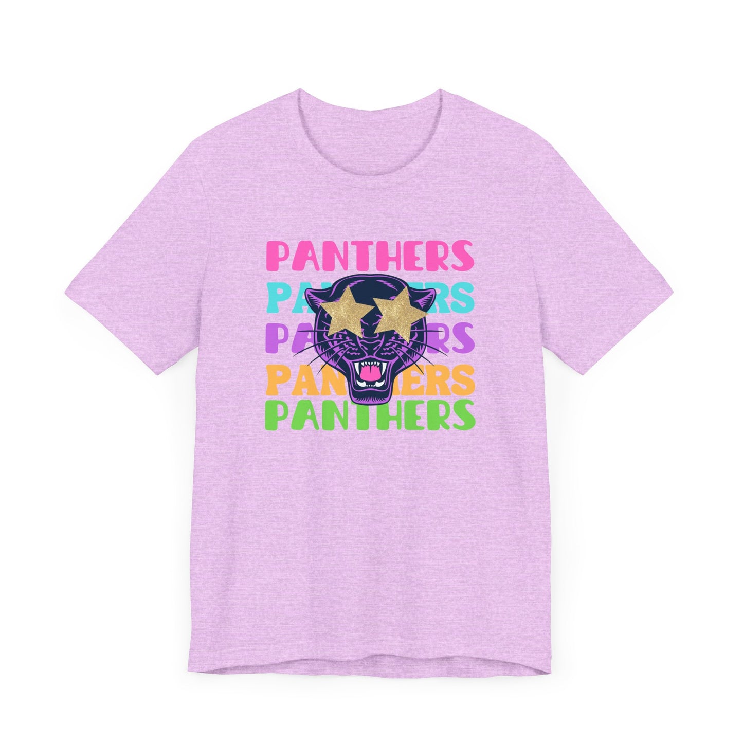 Panthers Preppy Gameday Tee, Star Eye Trendy Team Shirt