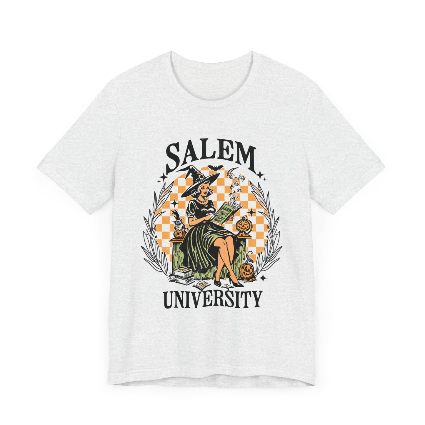 Salem University Retro Witch Halloween Tshirt