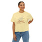 Acadia National Park Cropped Comfort Colors Tee, Maine Outdoorsy Style Women's Boxy Tee