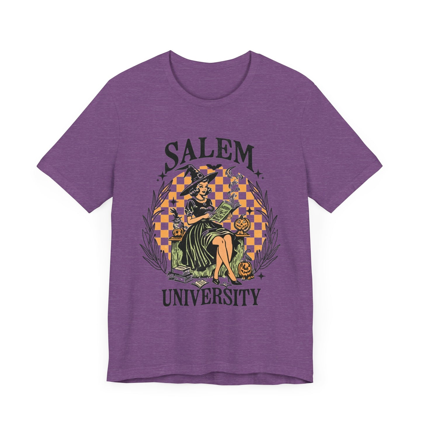 Salem University Retro Witch Halloween Tshirt