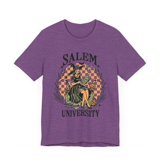 Salem University Retro Witch Halloween Tshirt