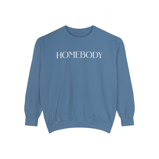 Simple Homebody Crewneck, Cozy Comfort Colors Vintage Feel Sweatshirt