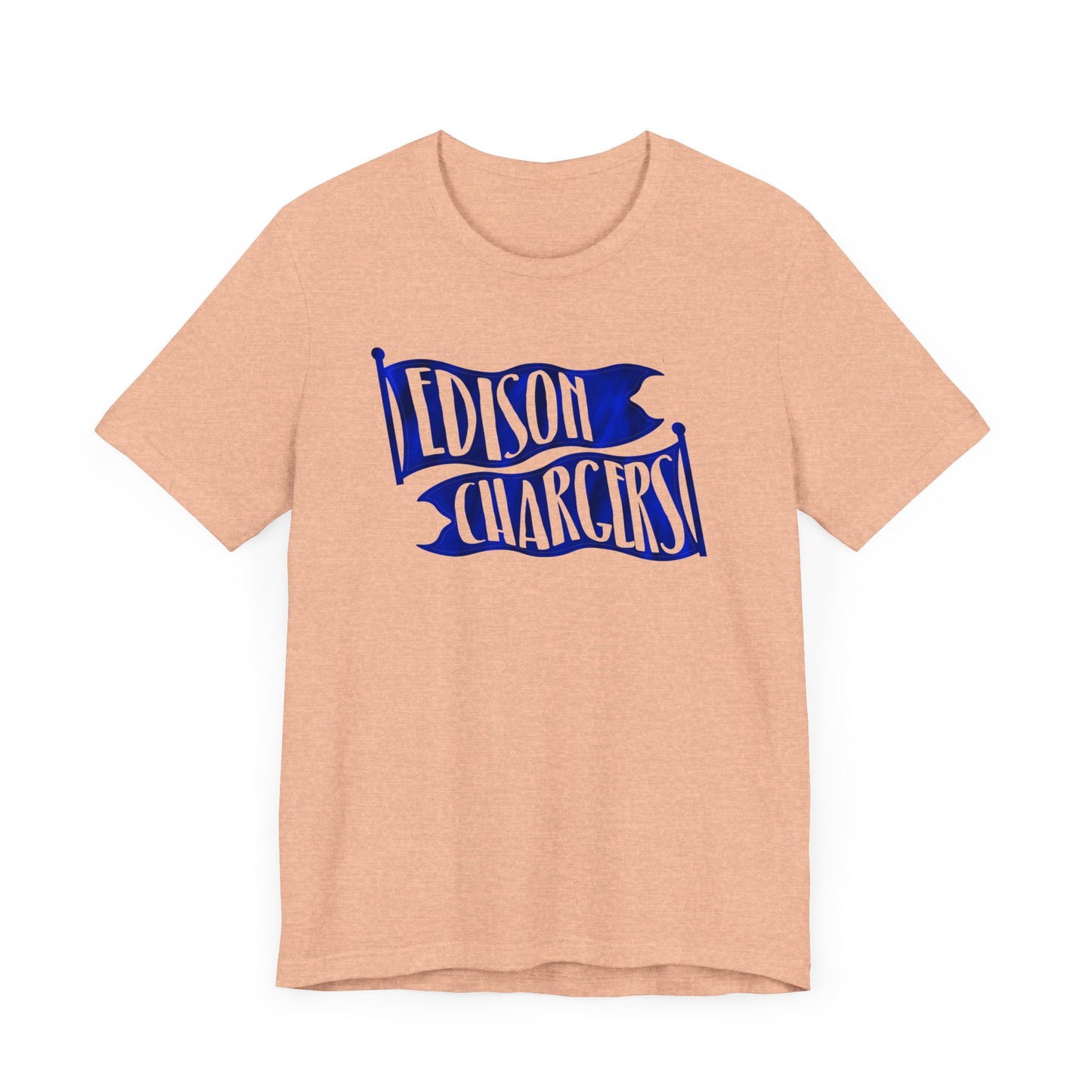 Edison Chargers Pennant GameDay Tee