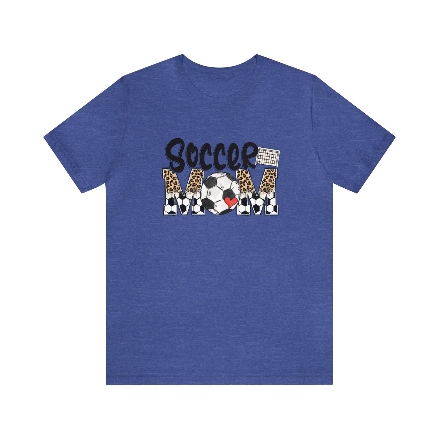 Soccer Mom Tshirt, Cheetah Leopard Soccer Momma Shirt, Game Day Tee for Moms