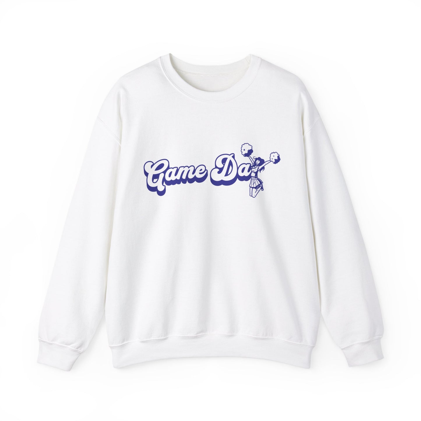 Retro Sports Game Day Sweatshirt, Vintage Inspired Cheerleader Pullover