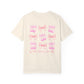 Coquette Soft Girl Comfort Colors Tee | With Cherry on Top, Pink Girly Bow Tshirt, Front & Back Graphic