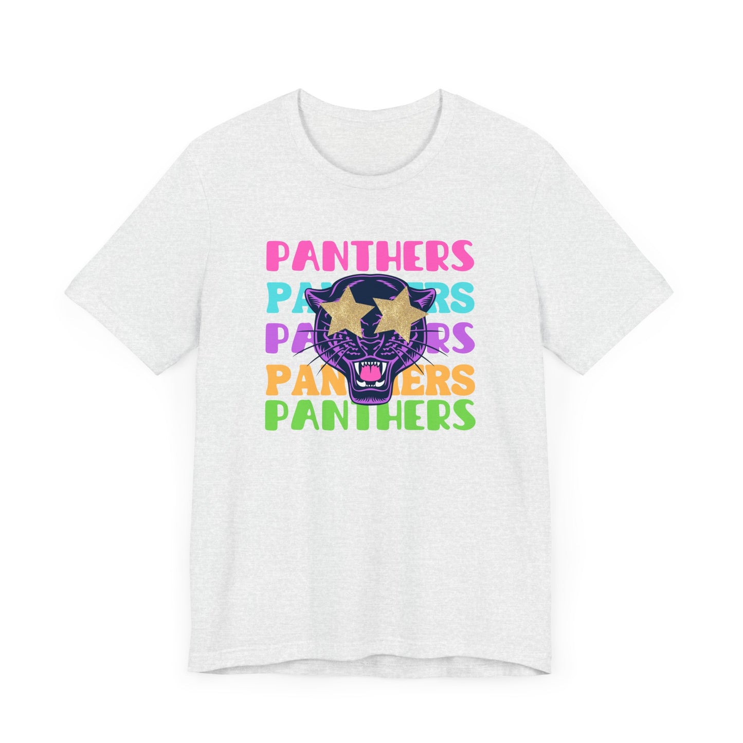 Panthers Preppy Gameday Tee, Star Eye Trendy Team Shirt