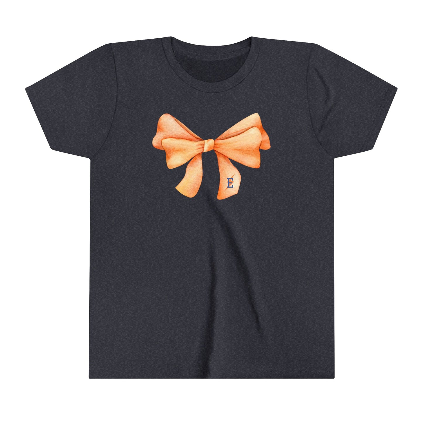 Edison Chargers Bow Youth Tshirt | Edison Logo Bow