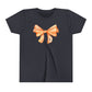 Edison Chargers Bow Youth Tshirt | Edison Logo Bow