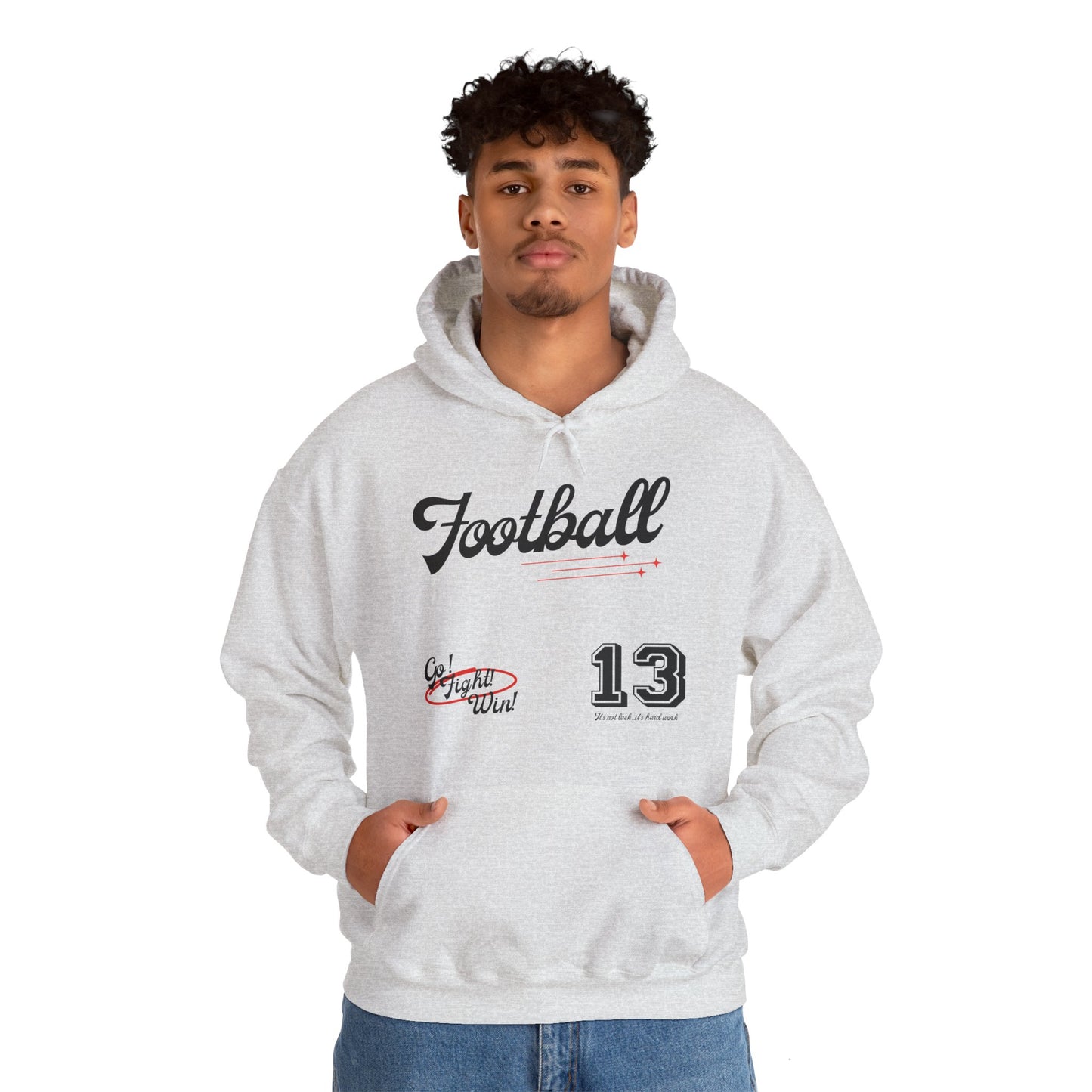 Football Gameday Hoodie, Trendy Graphic Sweatshirt , Sports Fan Gear - Unisex Hoodie, Fan Apparel, Game Day Attire, Athletic Outerwear