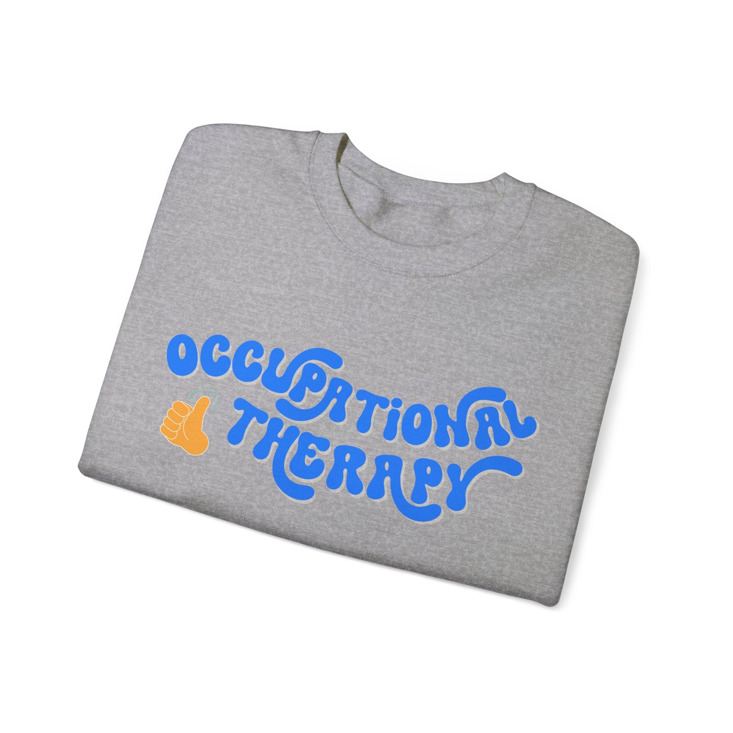 Occupational Therapist Sweatshirt, Retro Groovy Vibe OT Crewneck, Occupational Therapy OT Gifts