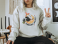 Retro Halloween Sweatshirt | Tonight We Fly Retro Witch Crewneck