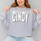 Cincinnati Varsity Style Crewneck, Cincy Gameday Sweatshirt | Reds, Bengals, Bearcats!