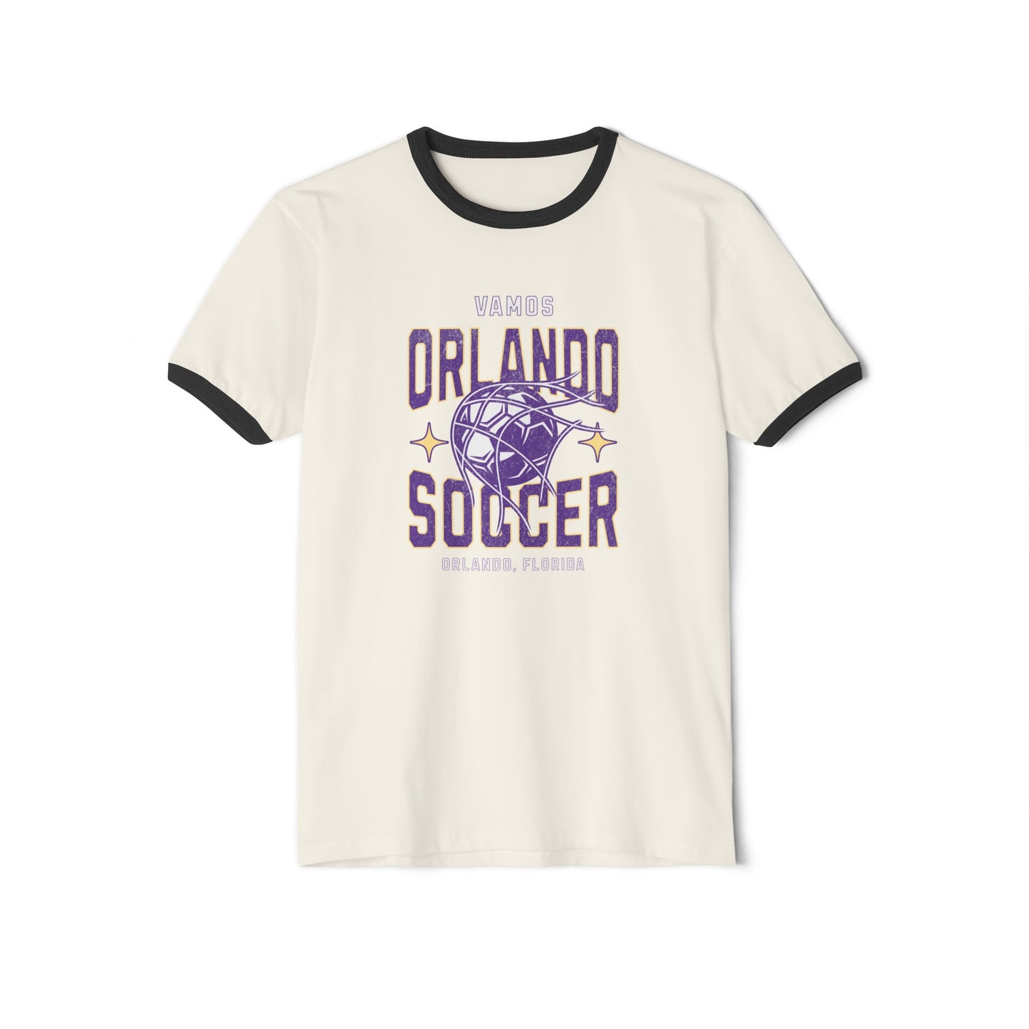 Orlando Soccer Unisex Ringer T-Shirt, Futbol Gameday Tee