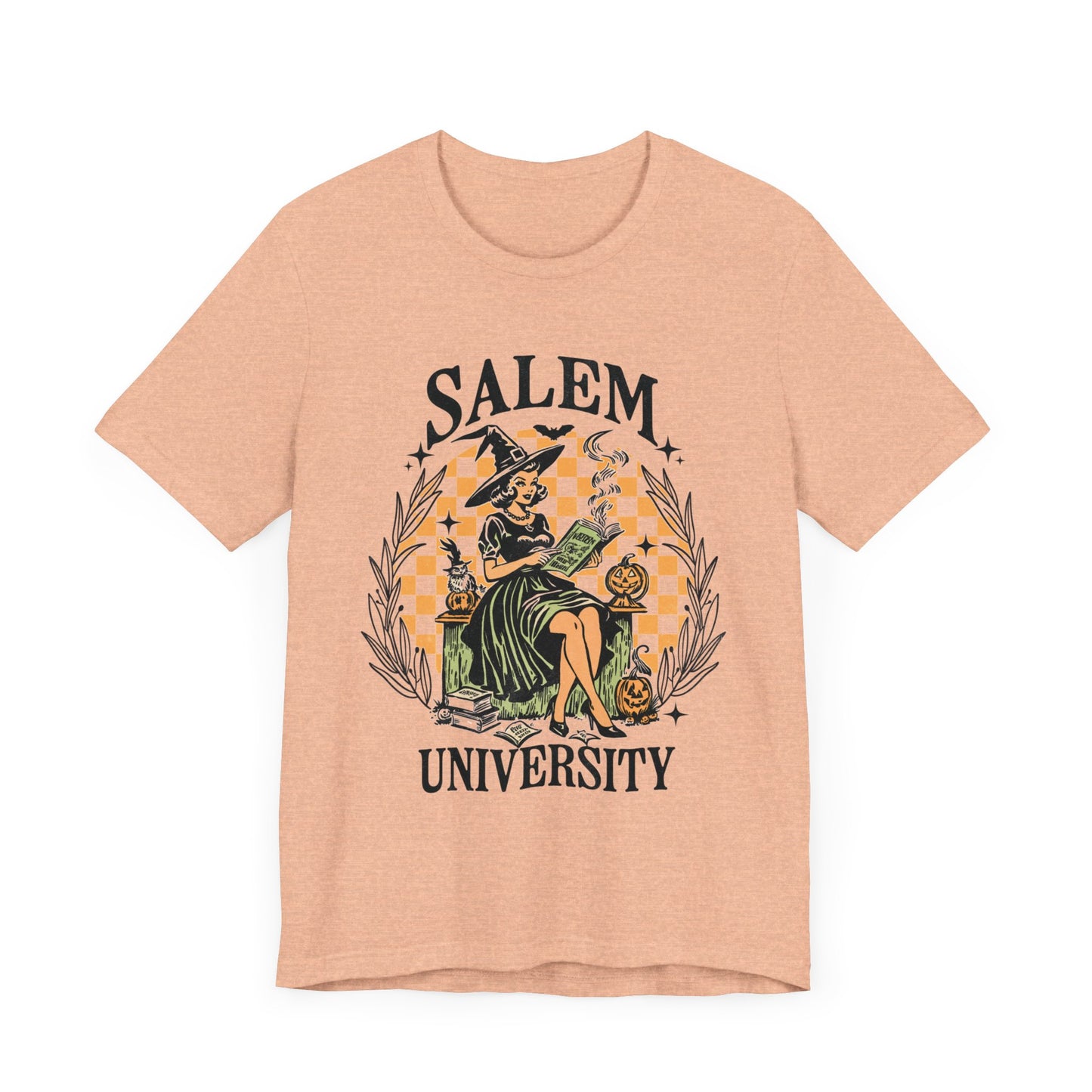 Salem University Retro Witch Halloween Tshirt