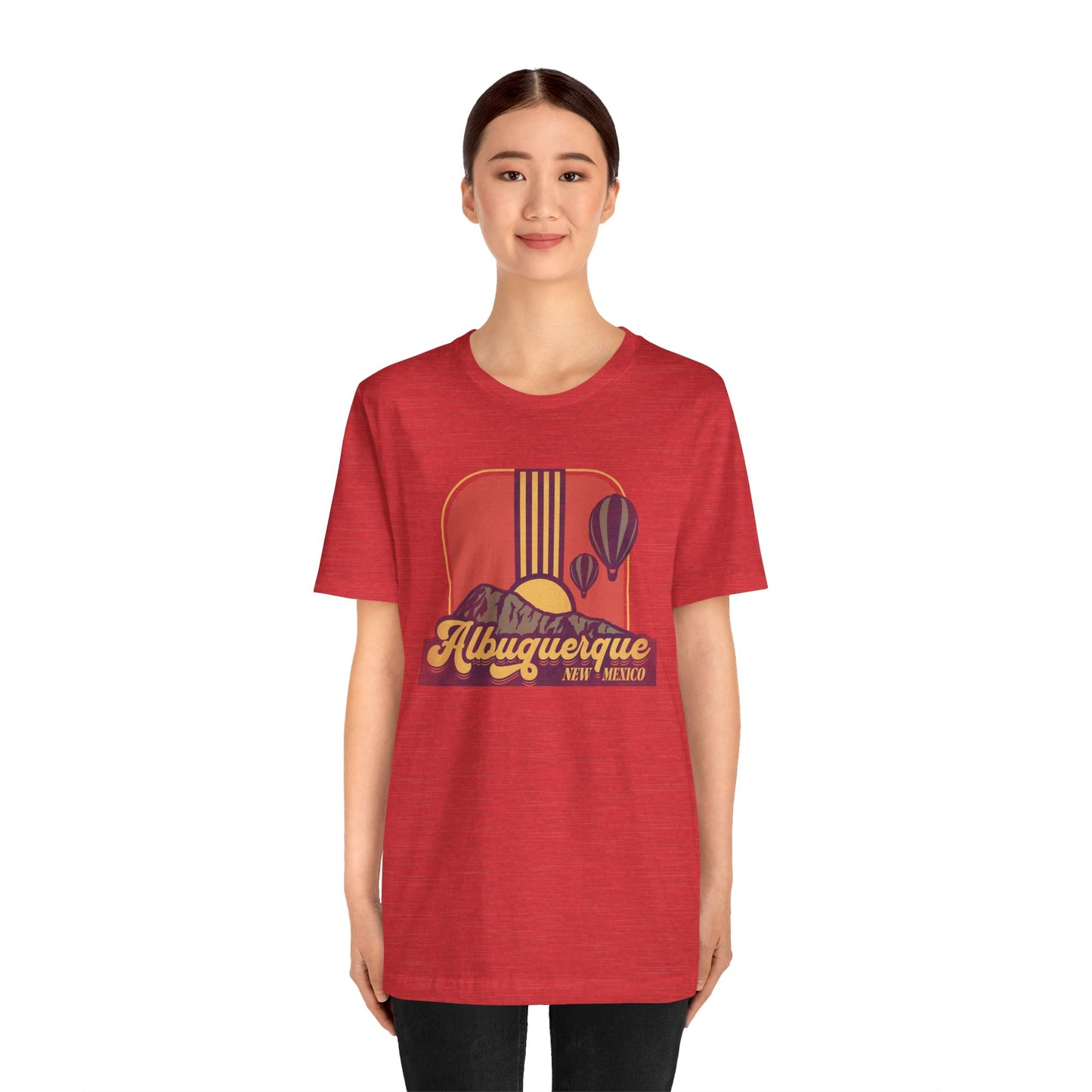 Albuquerque Balloon Festival Tshirt, New Mexico Tourist Tee, Granola Girl Aesthetic, Gift for Hot Air Balloon Lovers