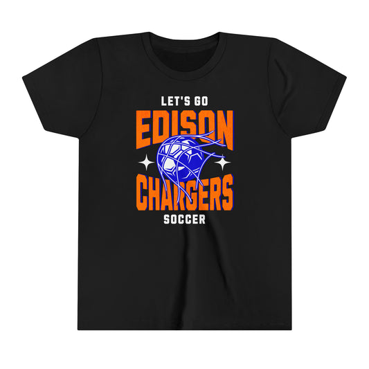 Edison Chargers Youth Soccer Tee