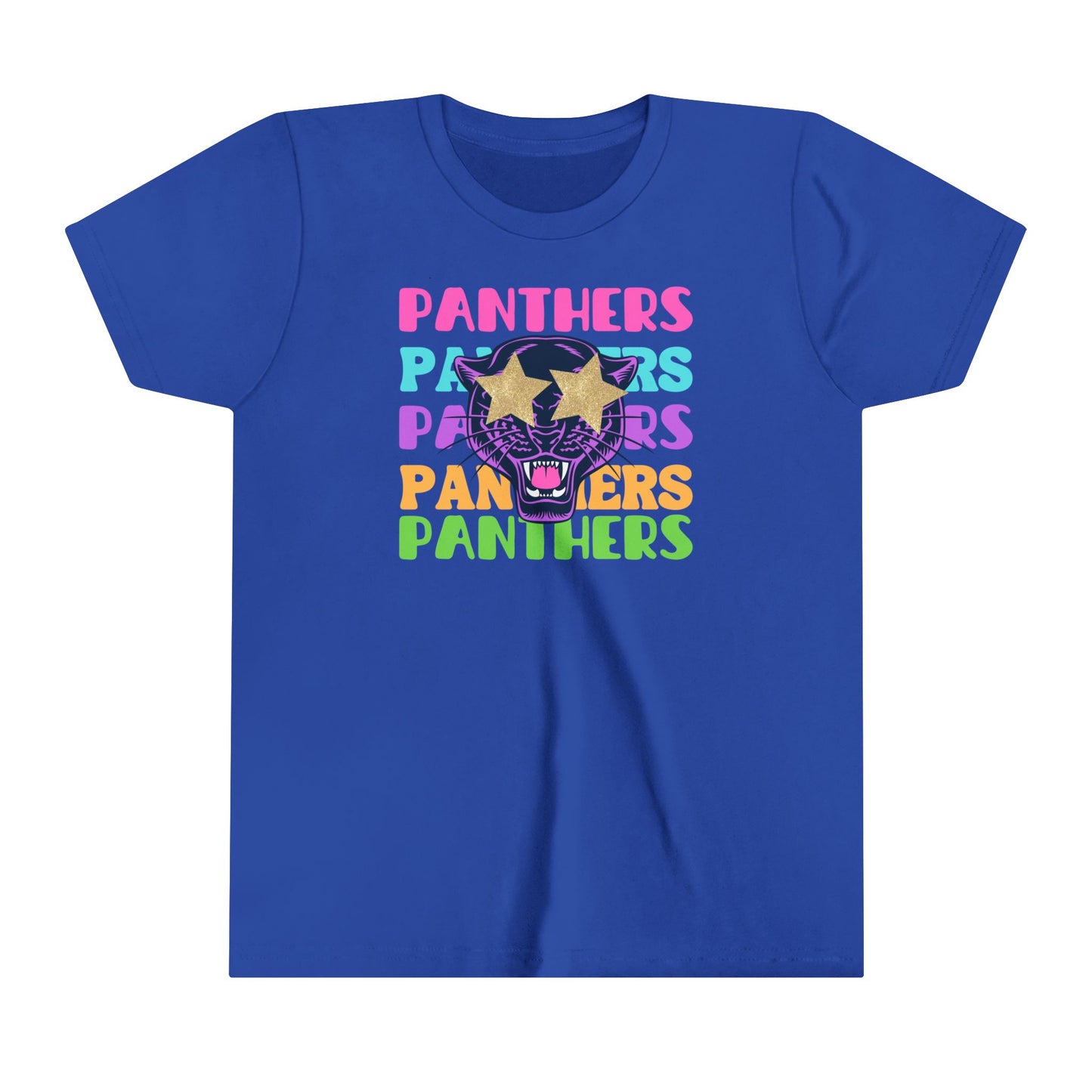 Panthers Preppy Star Gameday YOUTH tee