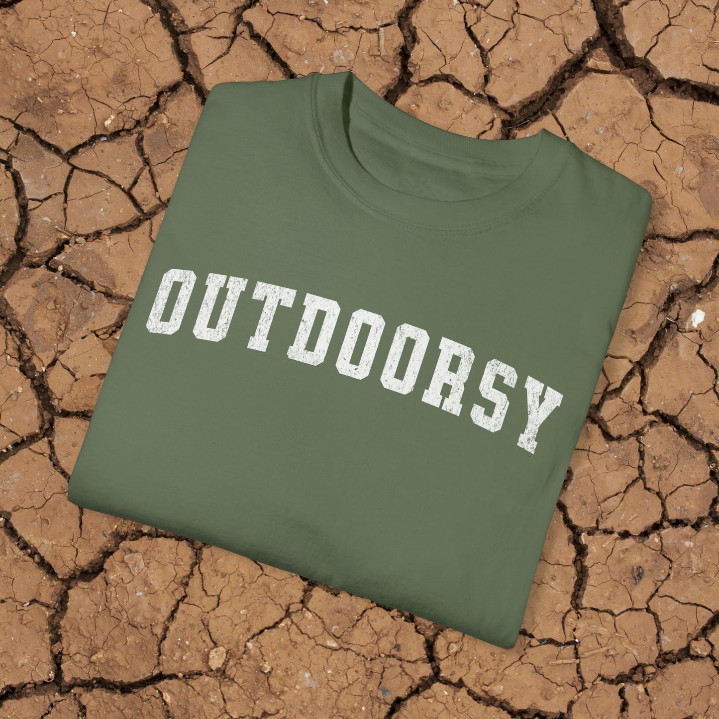 Outdoorsy Comfort Colors Tee, Simple Tshirt for Hiking, Camping, Adventure Lovers