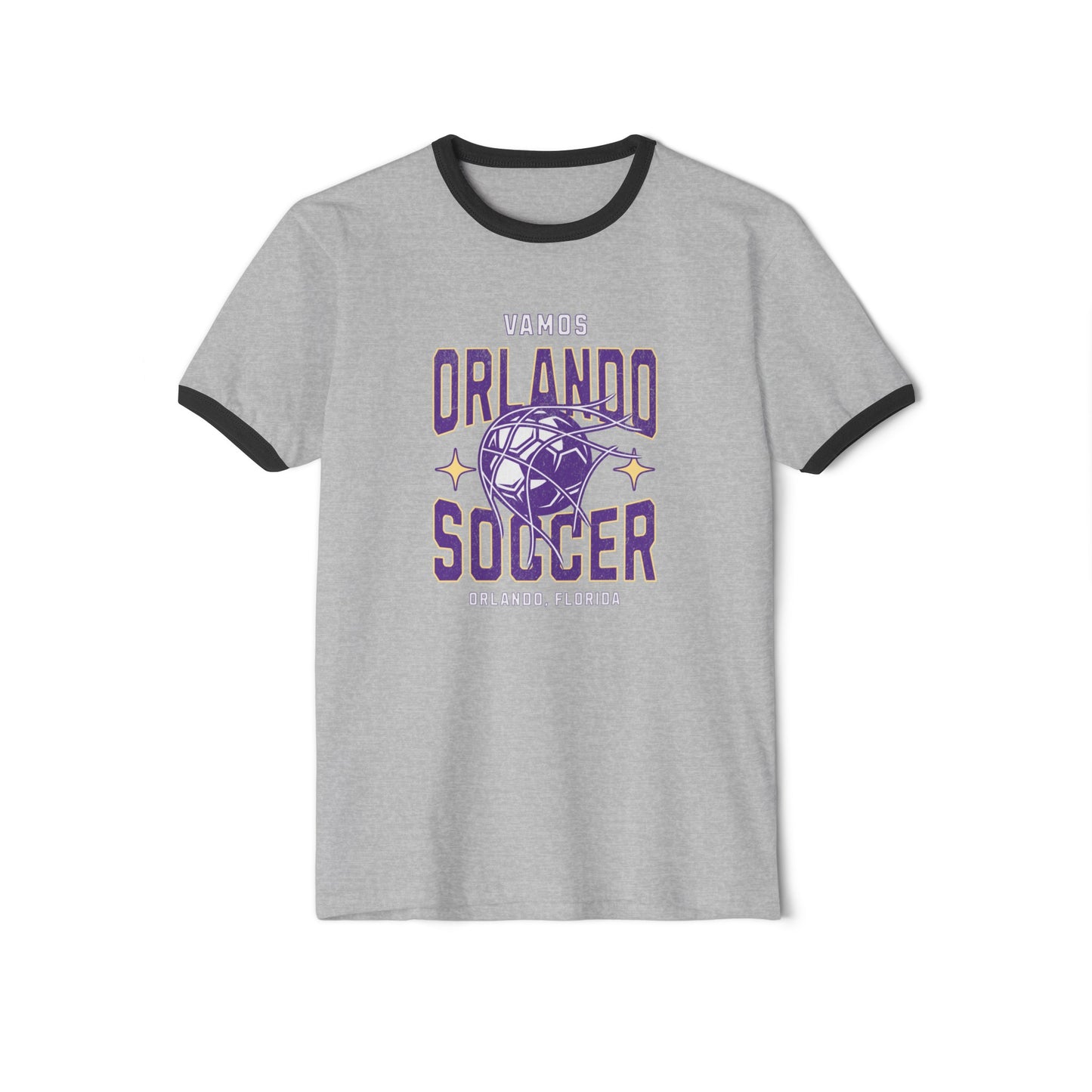 Orlando Soccer Unisex Ringer T-Shirt, Futbol Gameday Tee