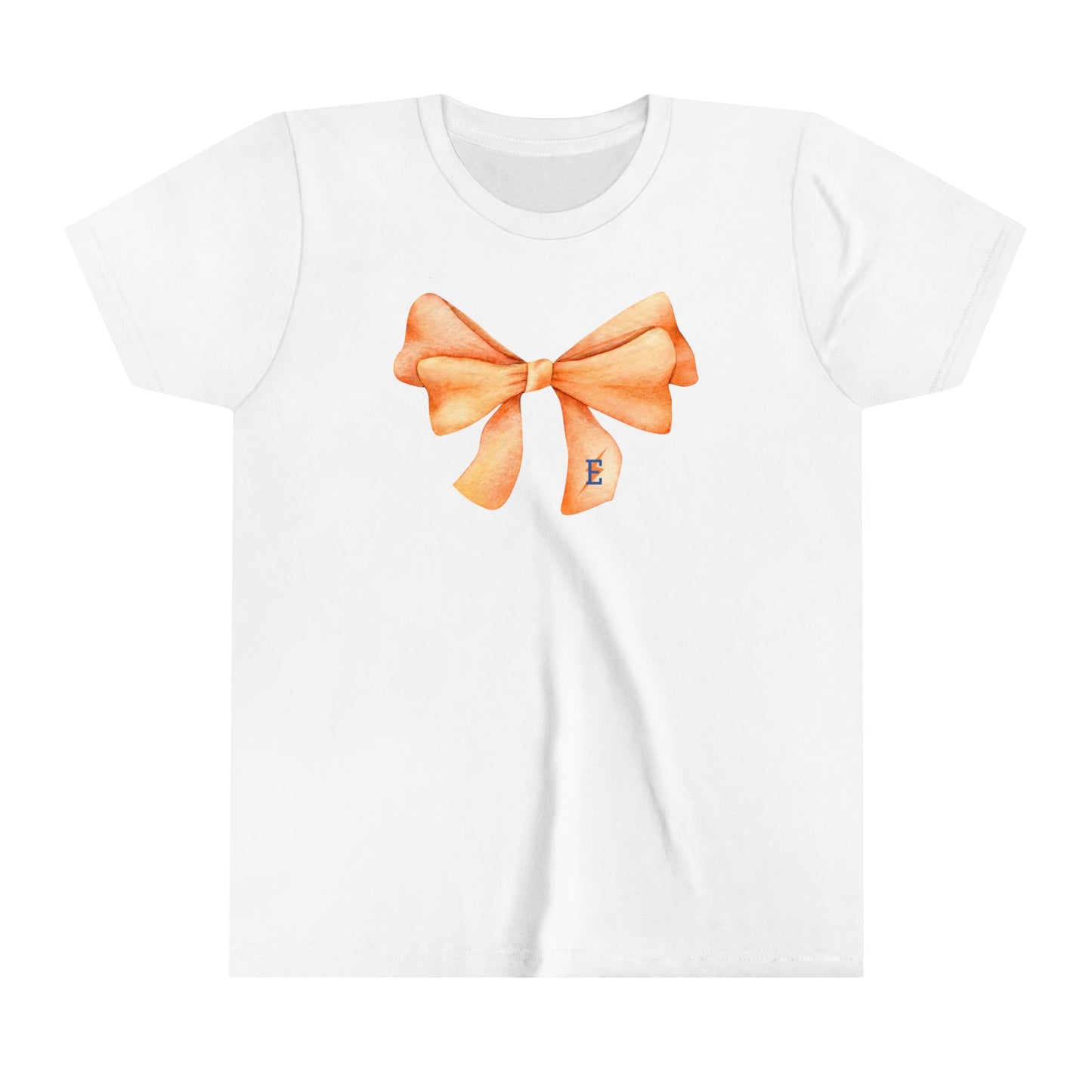 Edison Chargers Bow Youth Tshirt | Edison Logo Bow