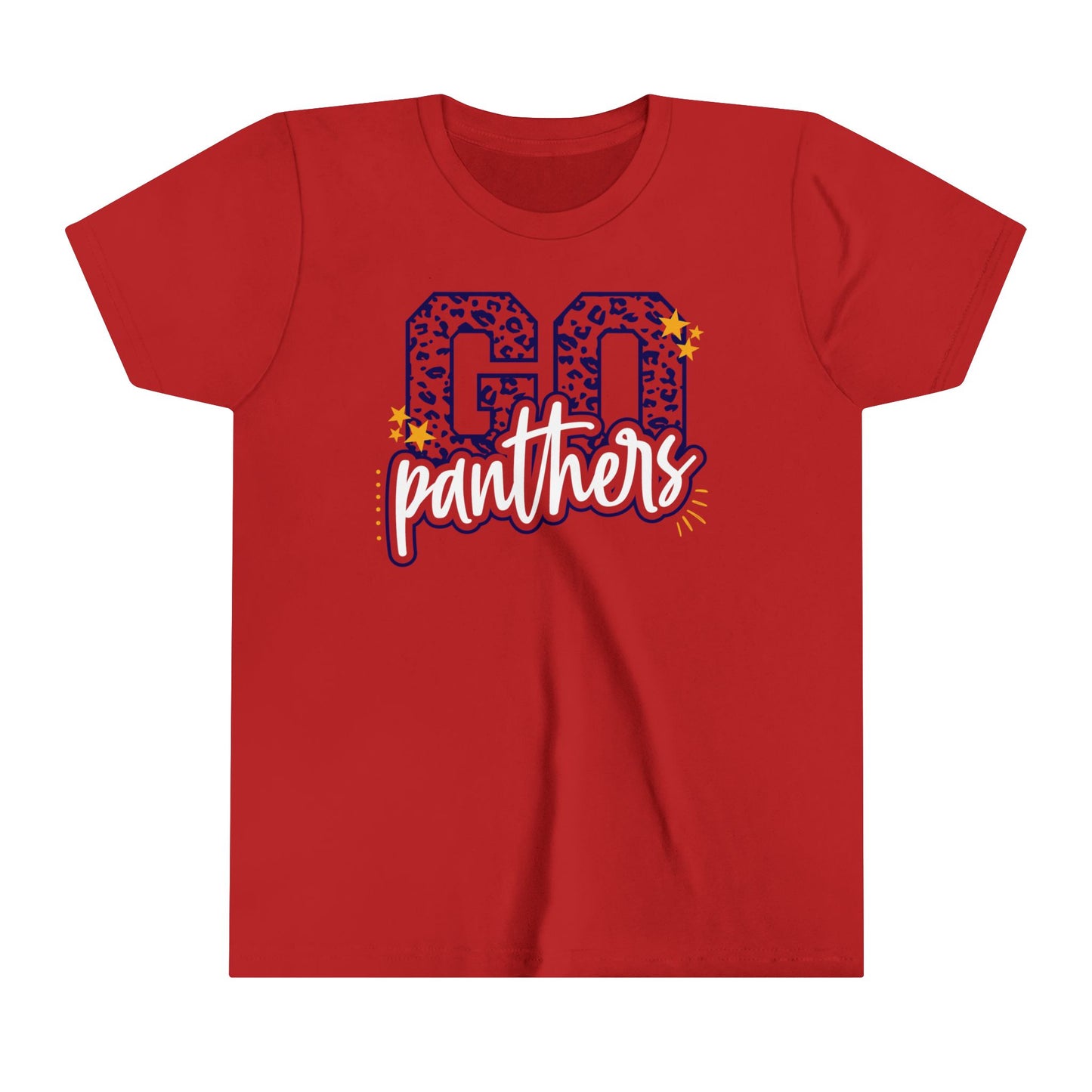 Go Panthers! Youth Panthers Sports Fan Tee